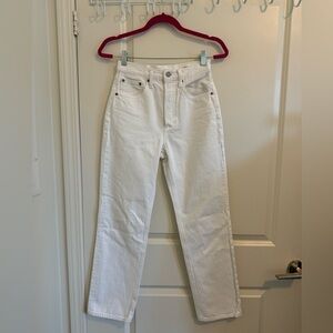 DENIM FORUM WHITE JEANS SZ 24